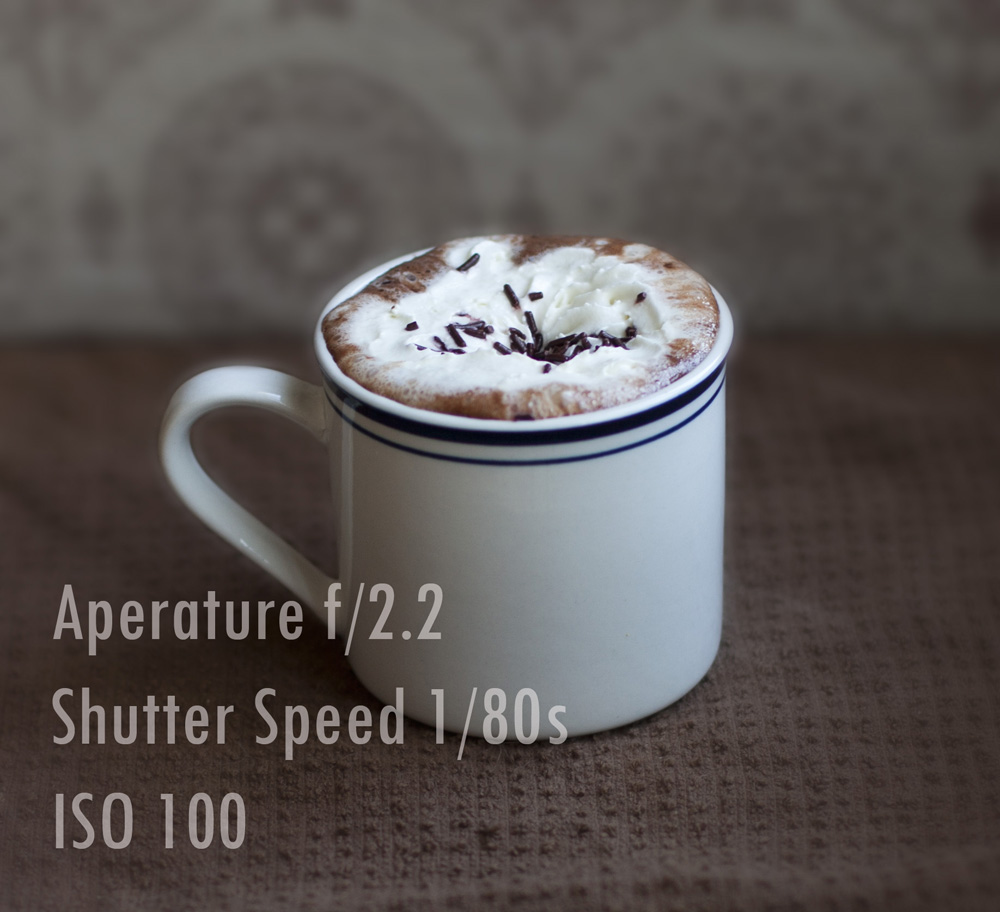 The same photo again, this time using photoshop to apply a gaussian blur to the background. 